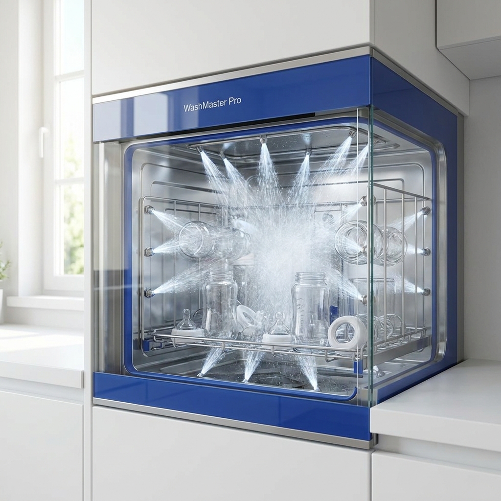 MilkyBreeze WashMaster Pro™ in-use